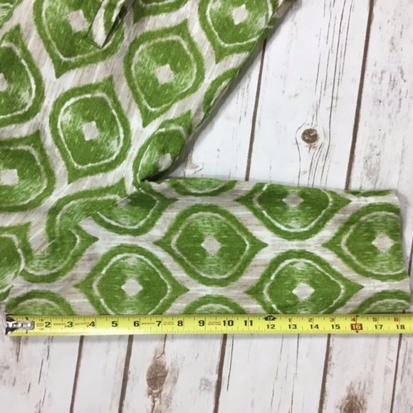 Chico’s Modern Ikat Printed Linen Jacket Size 1 - Picture 7 of 8